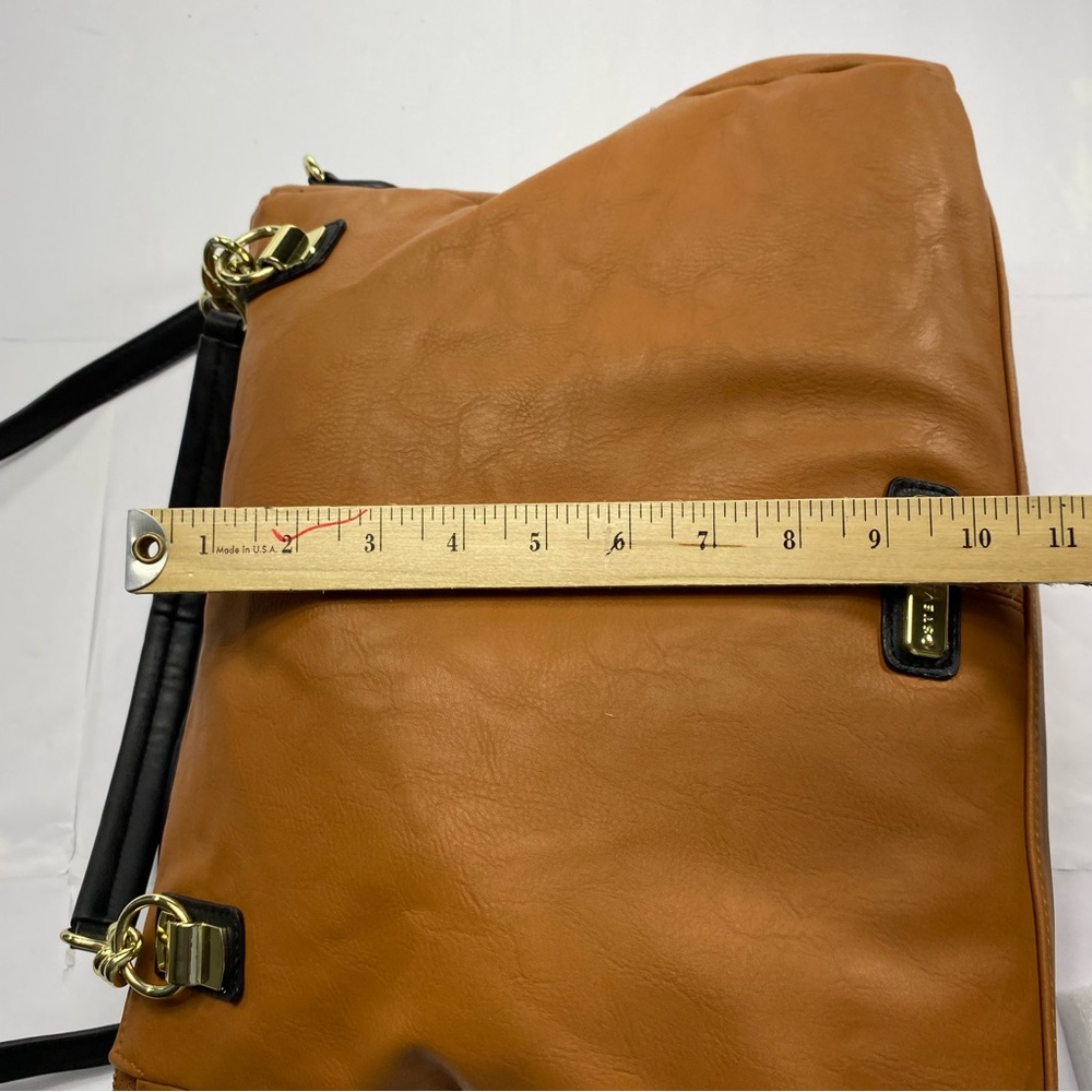 STEVE MADDEN Brown Shoulder Bag Purse Faux Leather - Picture 12 of 15